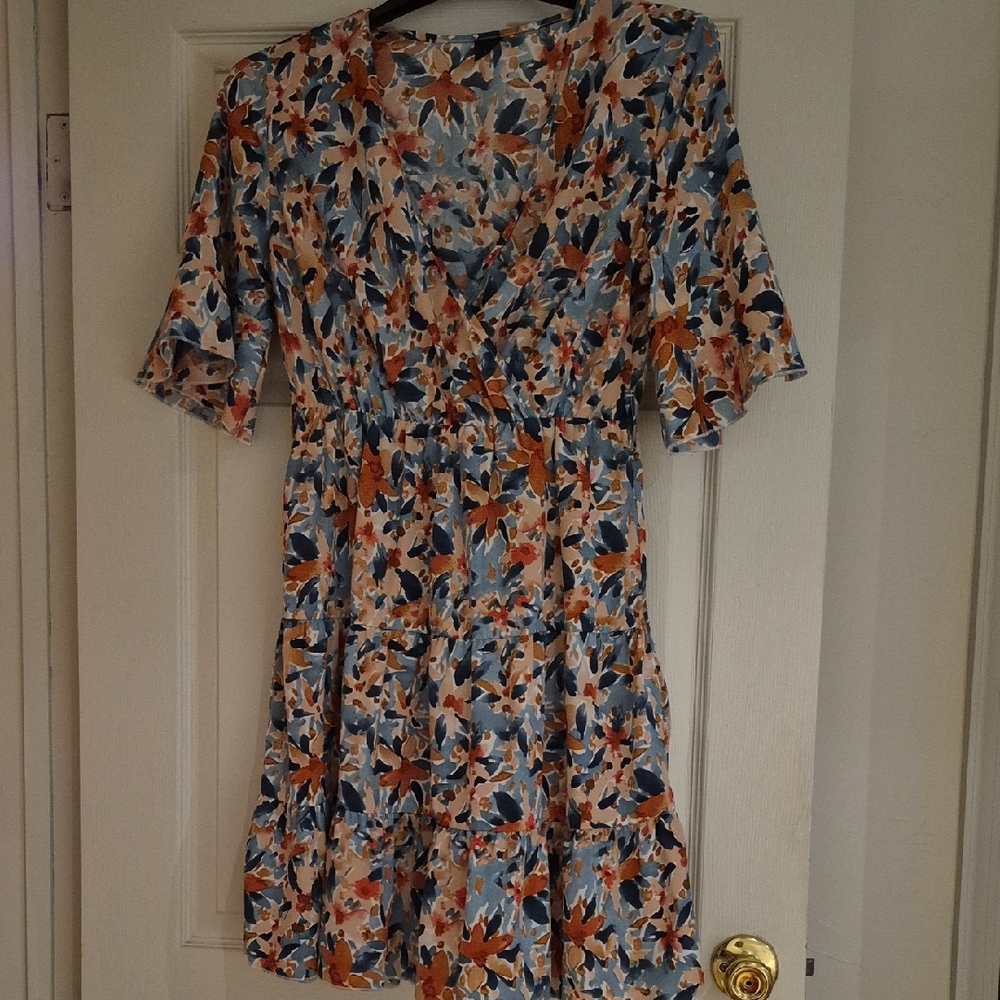 SHEIN Multicolor Floral Dress